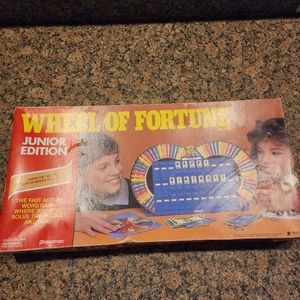 Vintage 1987 Wheel of Fortune Junior Edition Game